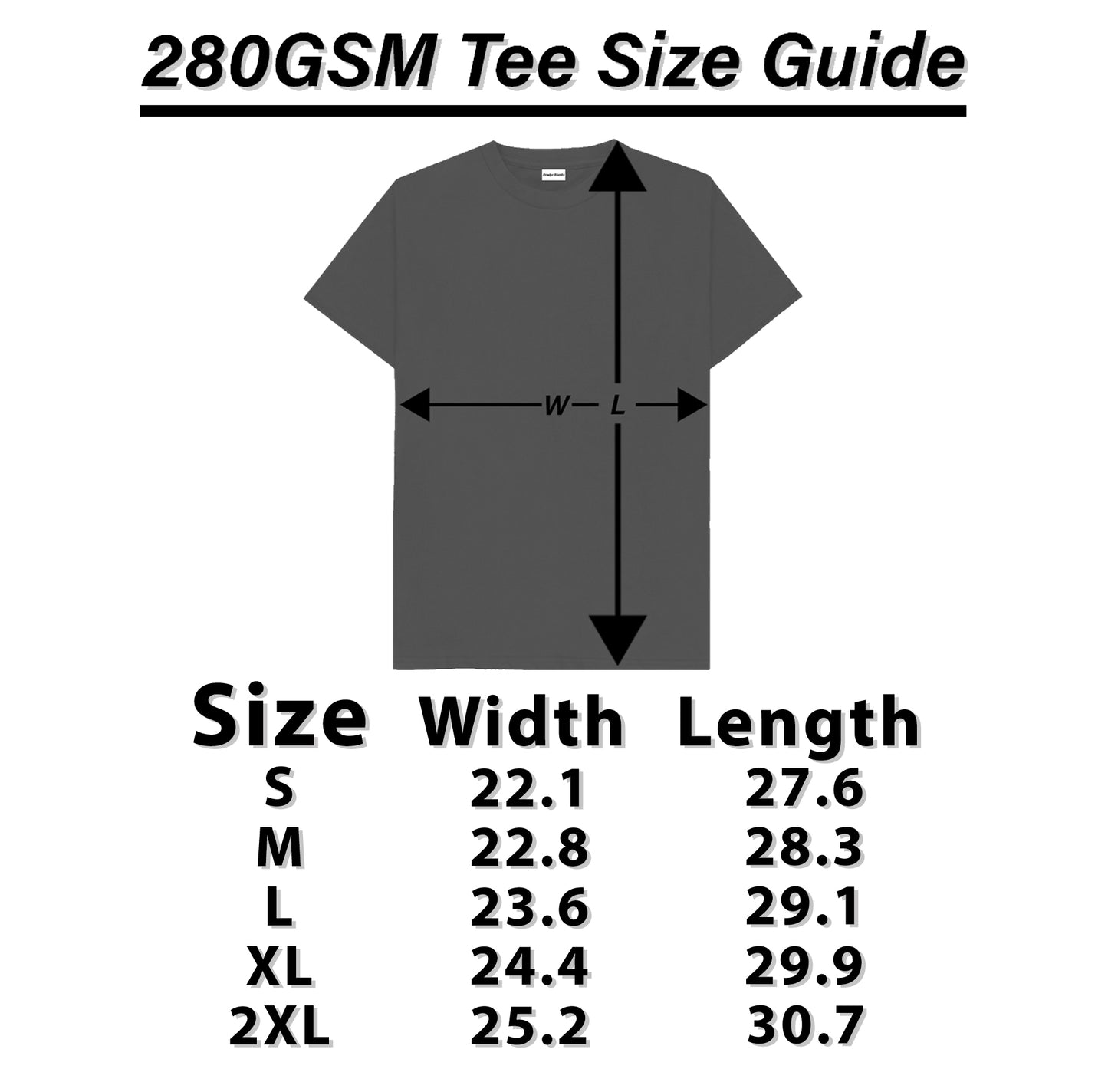 Stone 280GSM Tee